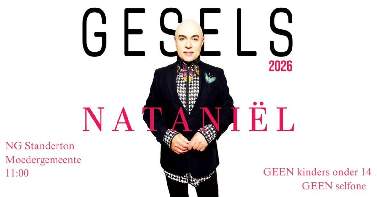 Nataniël Gesels by die Kersmark