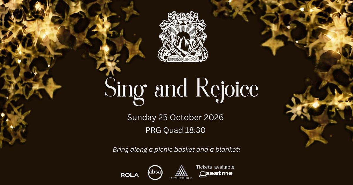 Sing and Rejoice - Paul Roos Gymnasium