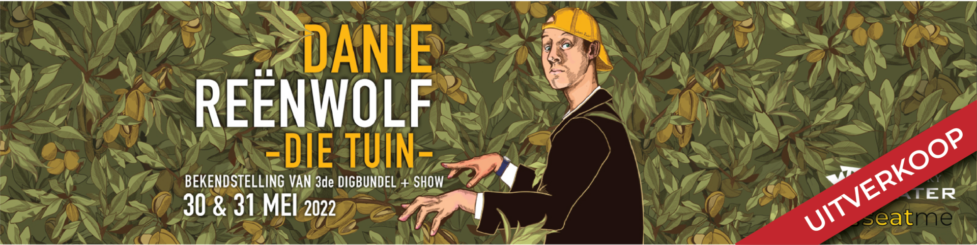 Danie du Toit (Reënwolf) - Die tuin 30 May | 19:00 | R250